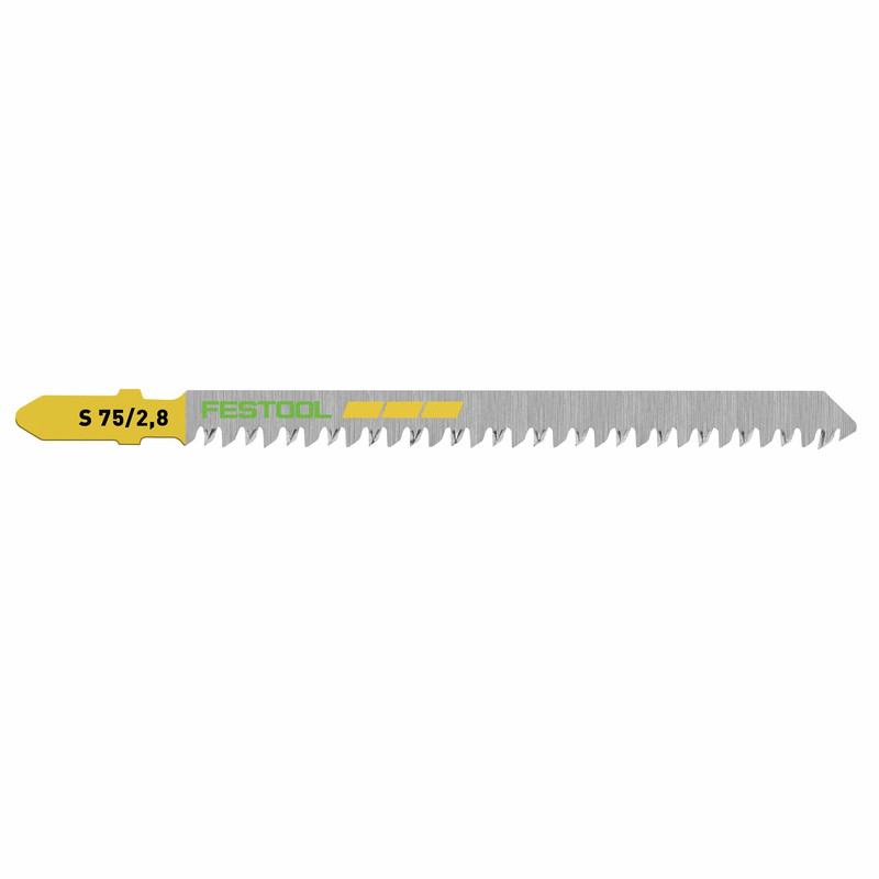 Straight Cut Wood Jigsaw Blade, 75mm L, 2.8 pitch, 20 pack